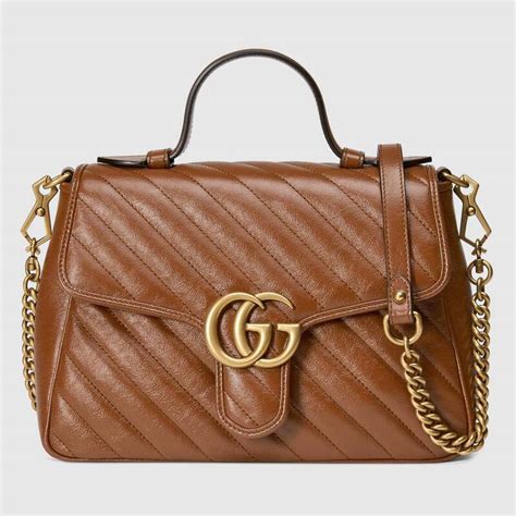 gucci brown marmont bag|Gucci Marmont 2.0.